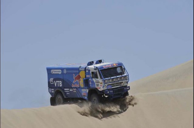 Kamaz es el máximo rival de Iveco en el Dakar.